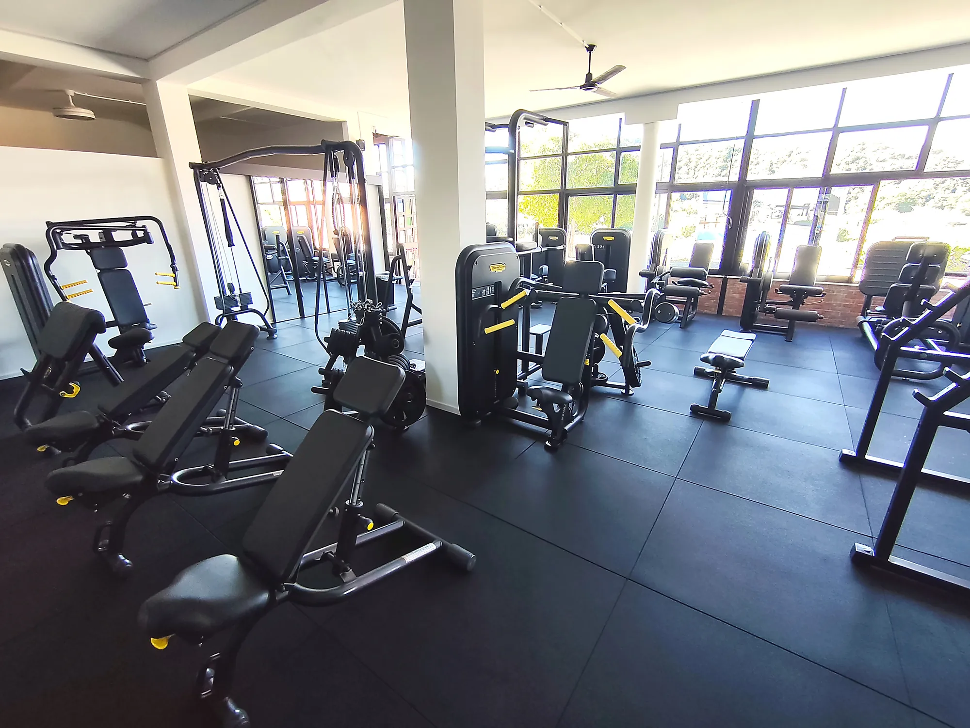 Sala attrezzi di Levante Gym Fit a Palinuro