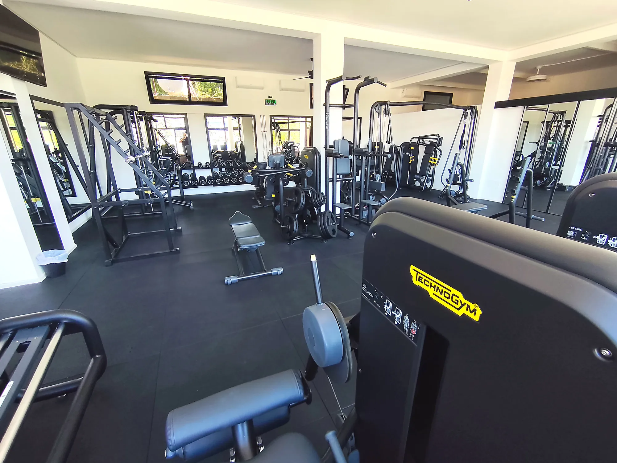 Attrezzature Technogym nella sala fitness