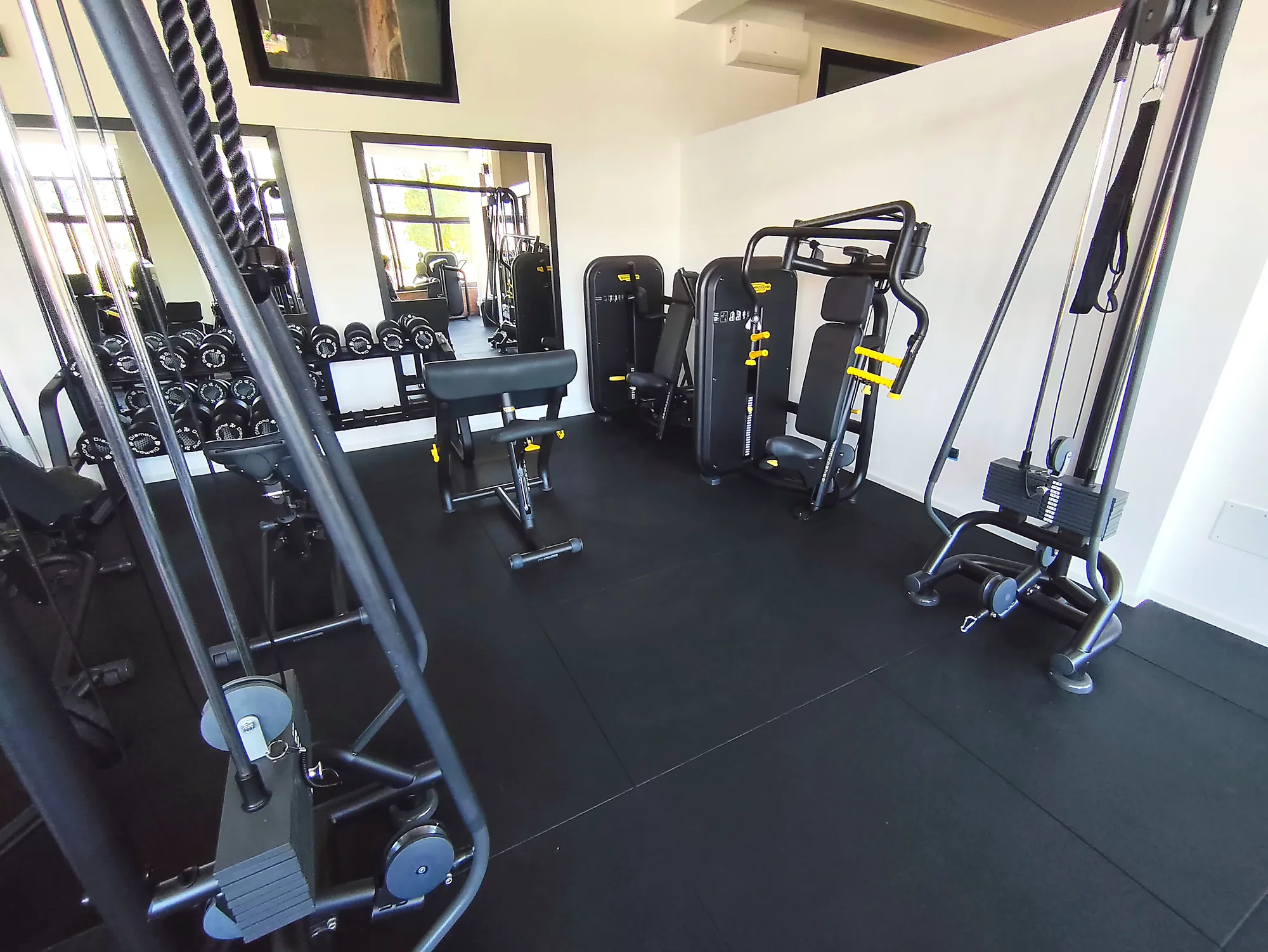 Attrezzature per la forza nella sala fitness